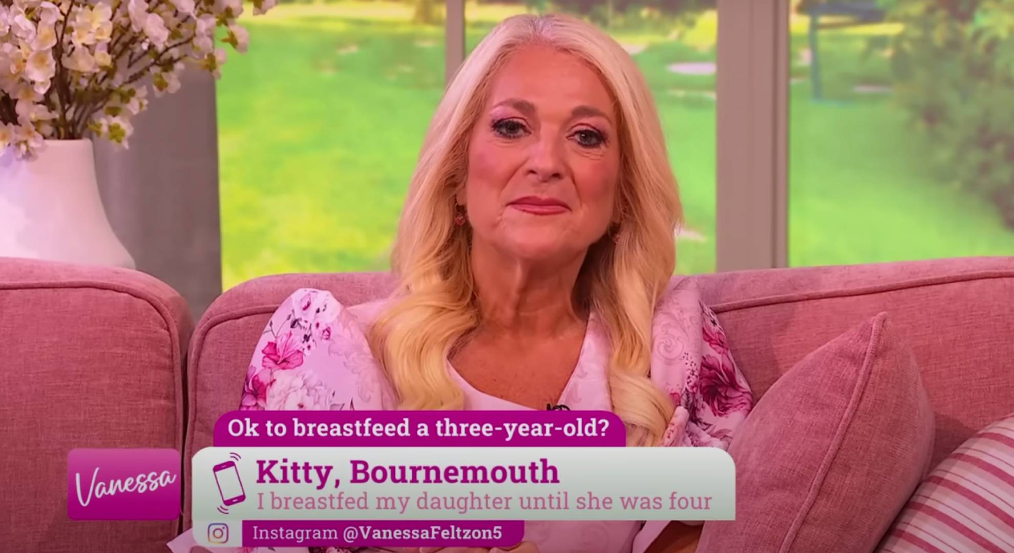 Vanessa Feltz listens