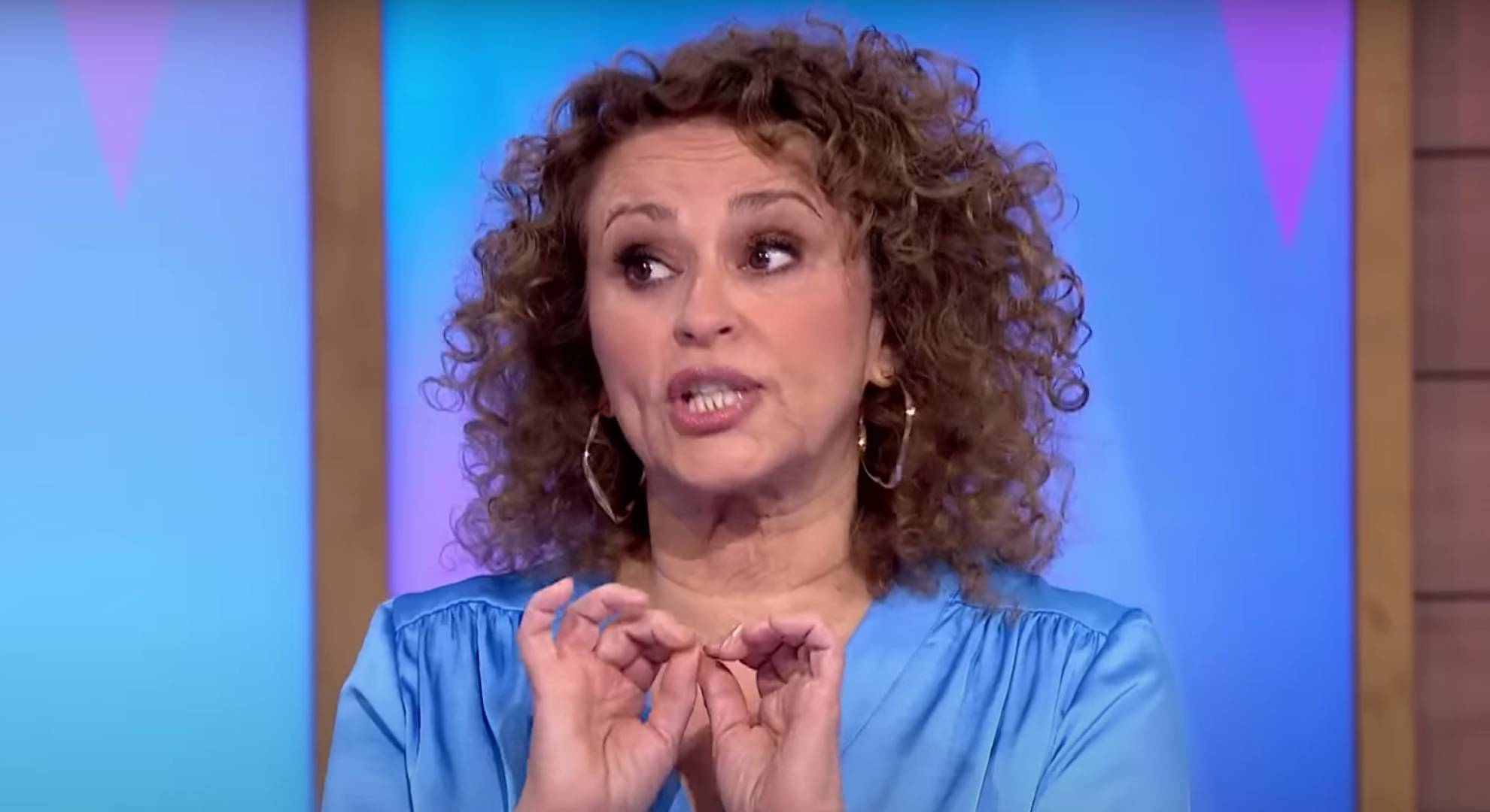 Nadia Sawalha makes her point on Loose Women