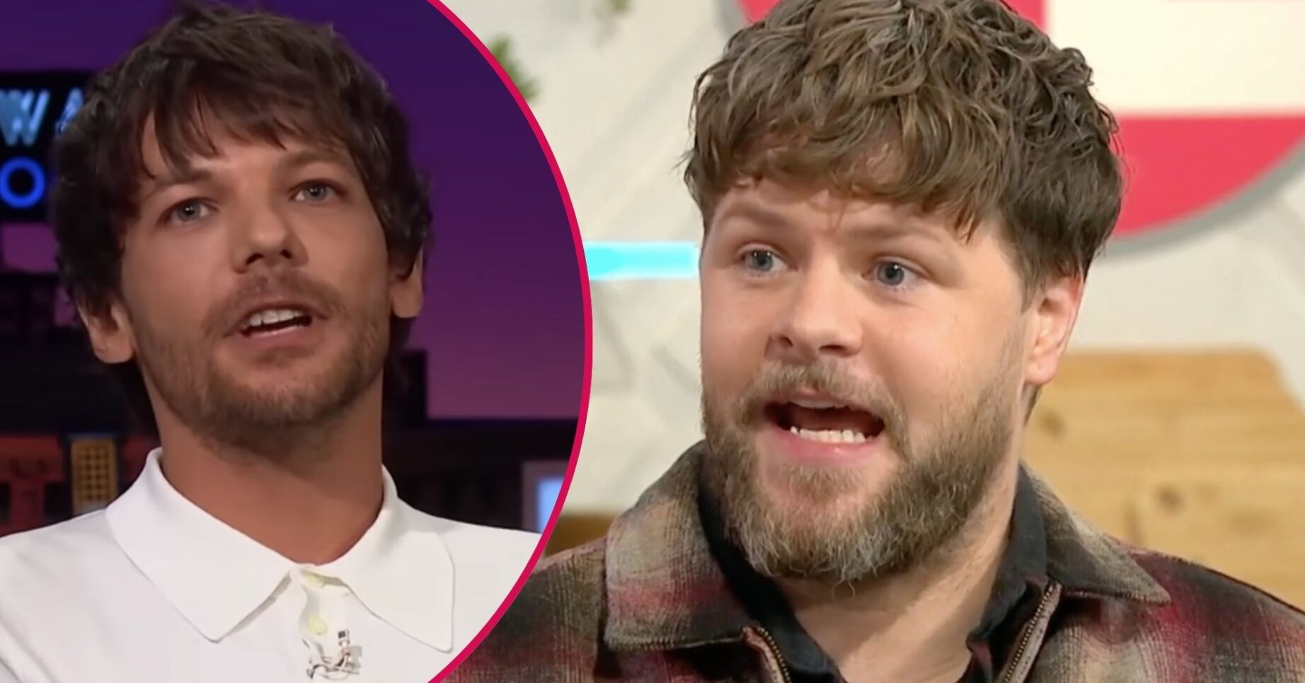 Louis and Jay looking serious