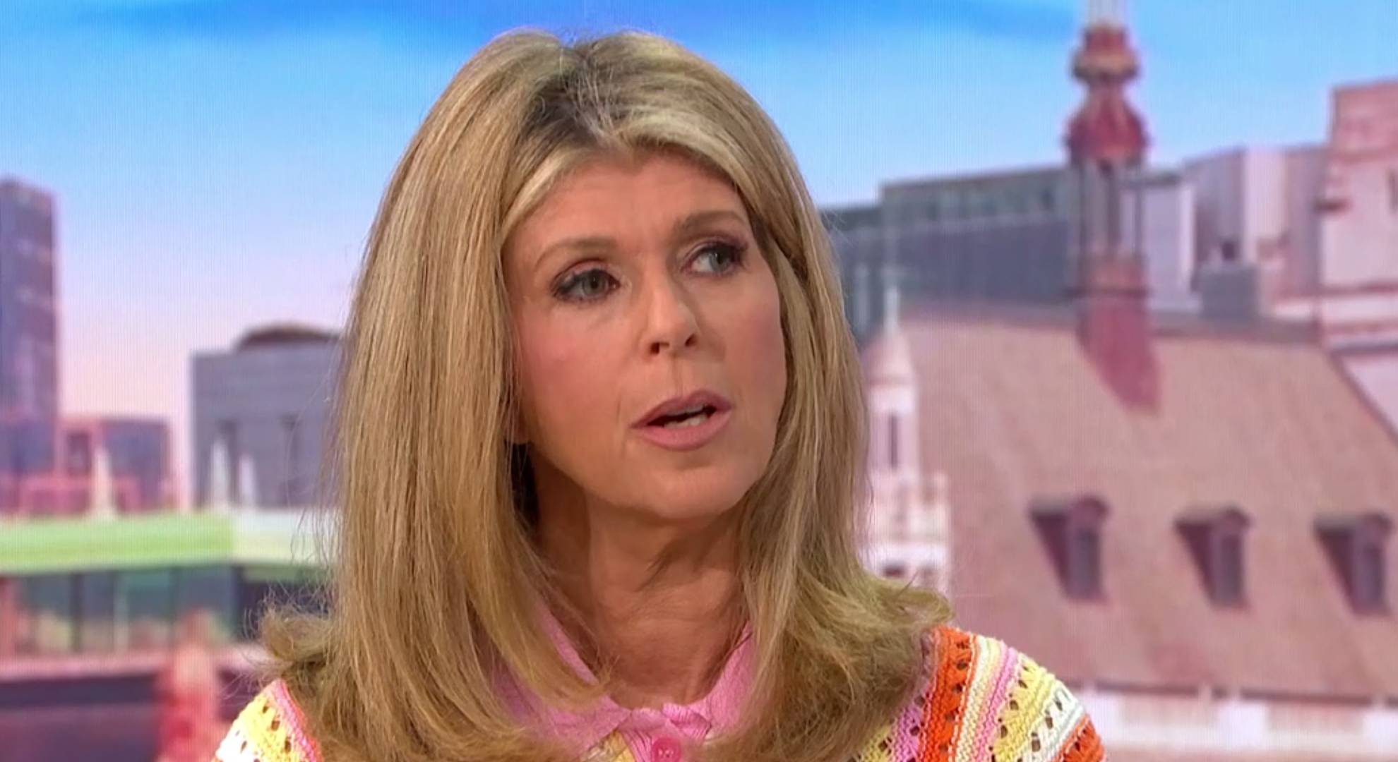 Kate Garraway makes her point on Good Morning Britain today