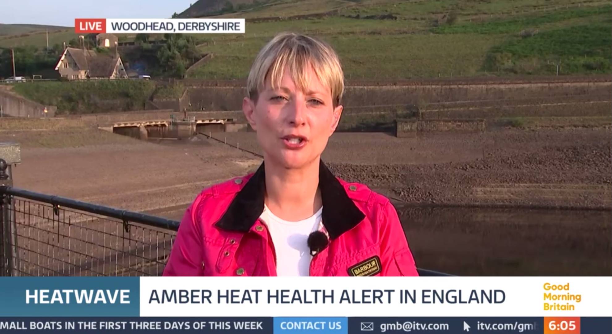 Correspondent reporting on Good Morning Britain today