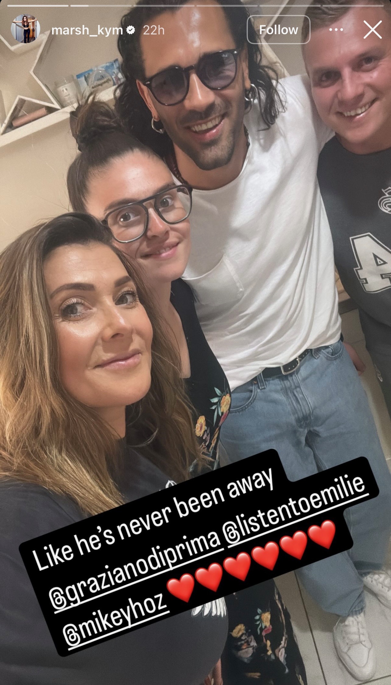 Kym Marsh and Strictly pro Graziano 