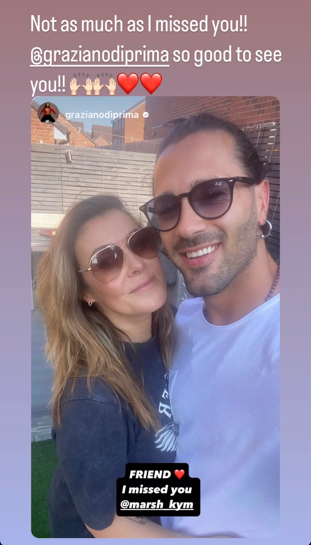 Kym Marsh and Strictly pro Graziano 