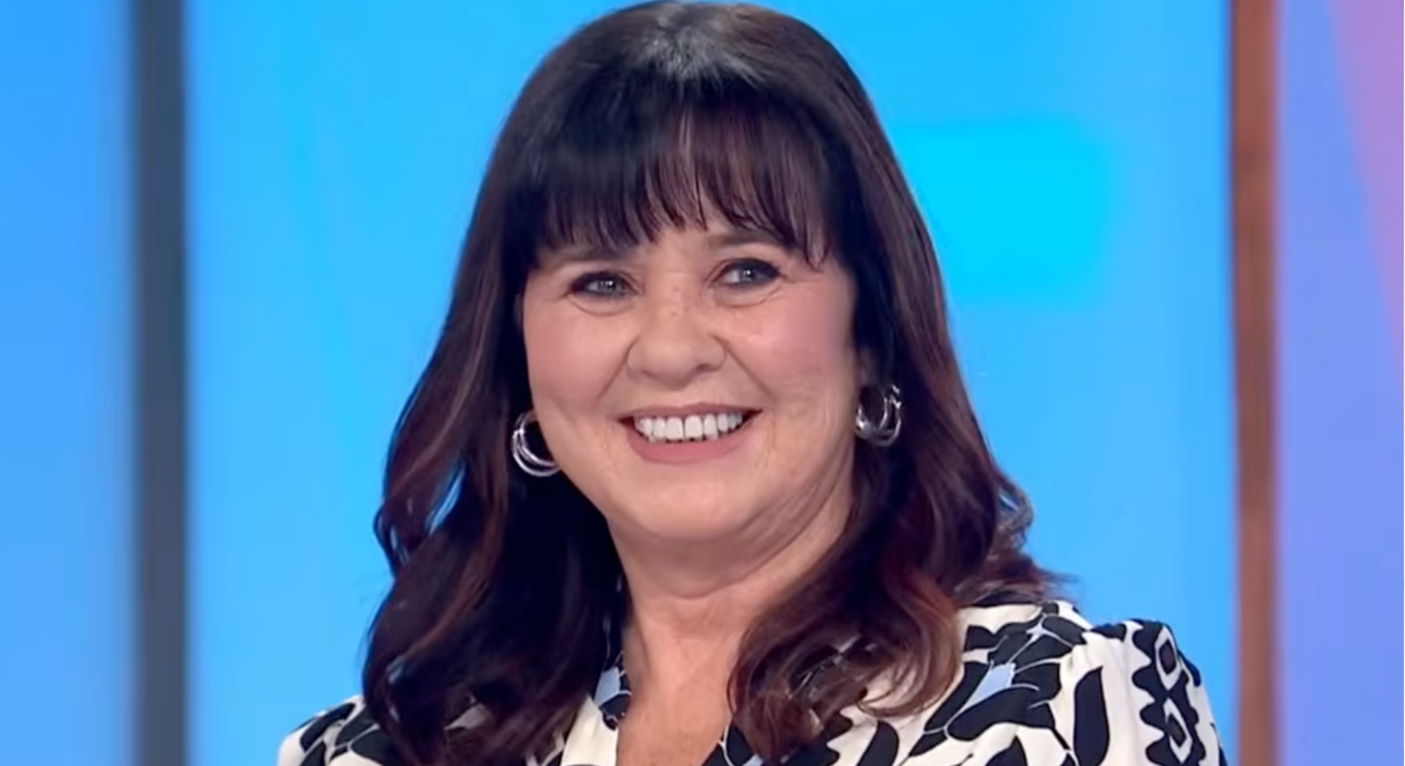 Coleen Nolan on Loose Women smiling