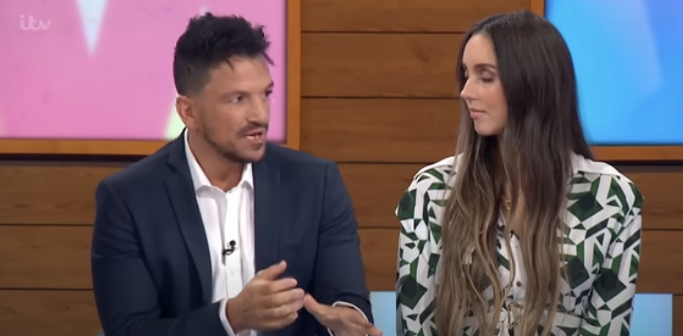 Peter Andre and wife Emily on Loose Women 