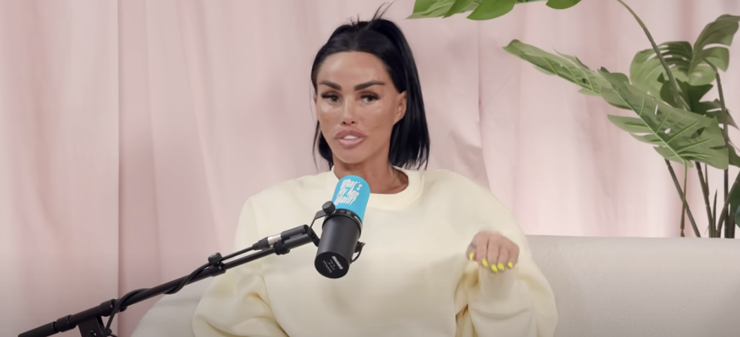 Katie Price on podcast