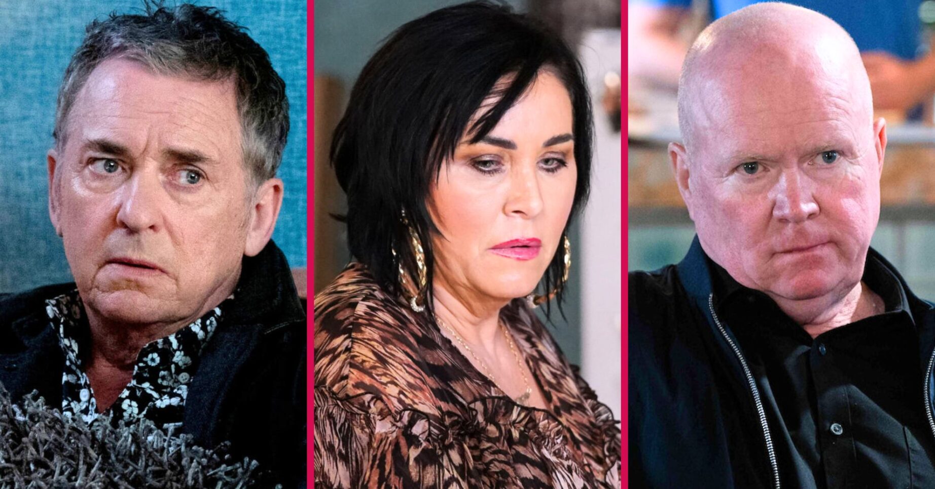 Composite image of Kat, Phil and Alfie on EastEnders (Credit: BBC/Composite: ED!)