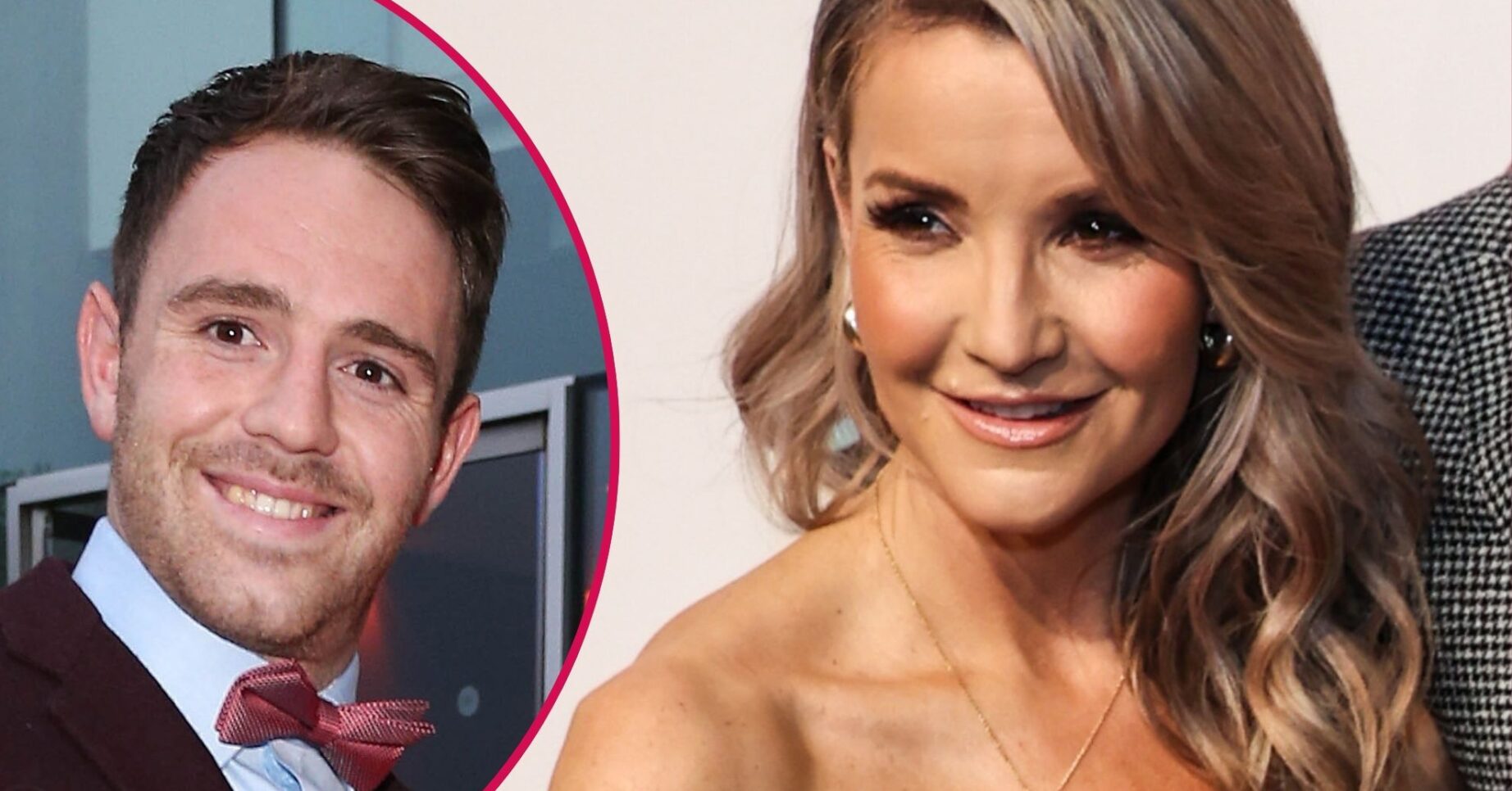 Richie Myler smiles, Helen Skelton smiles