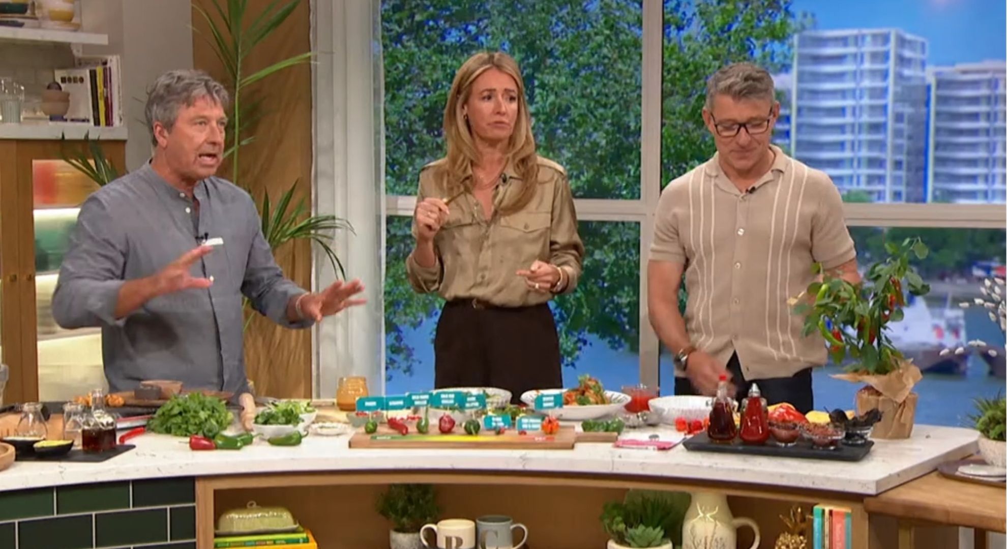 John, Cat and Ben on This Morning