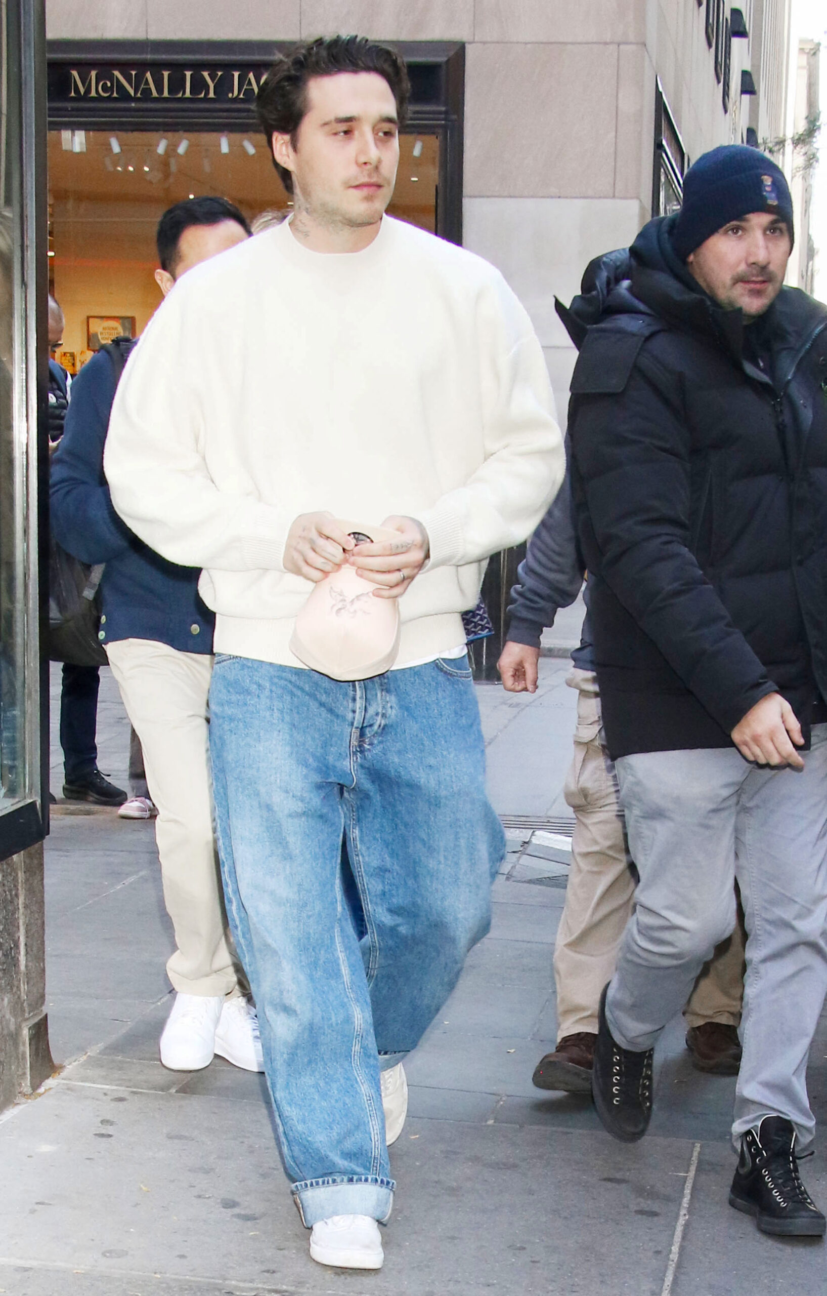 Brooklyn Beckham out on the street