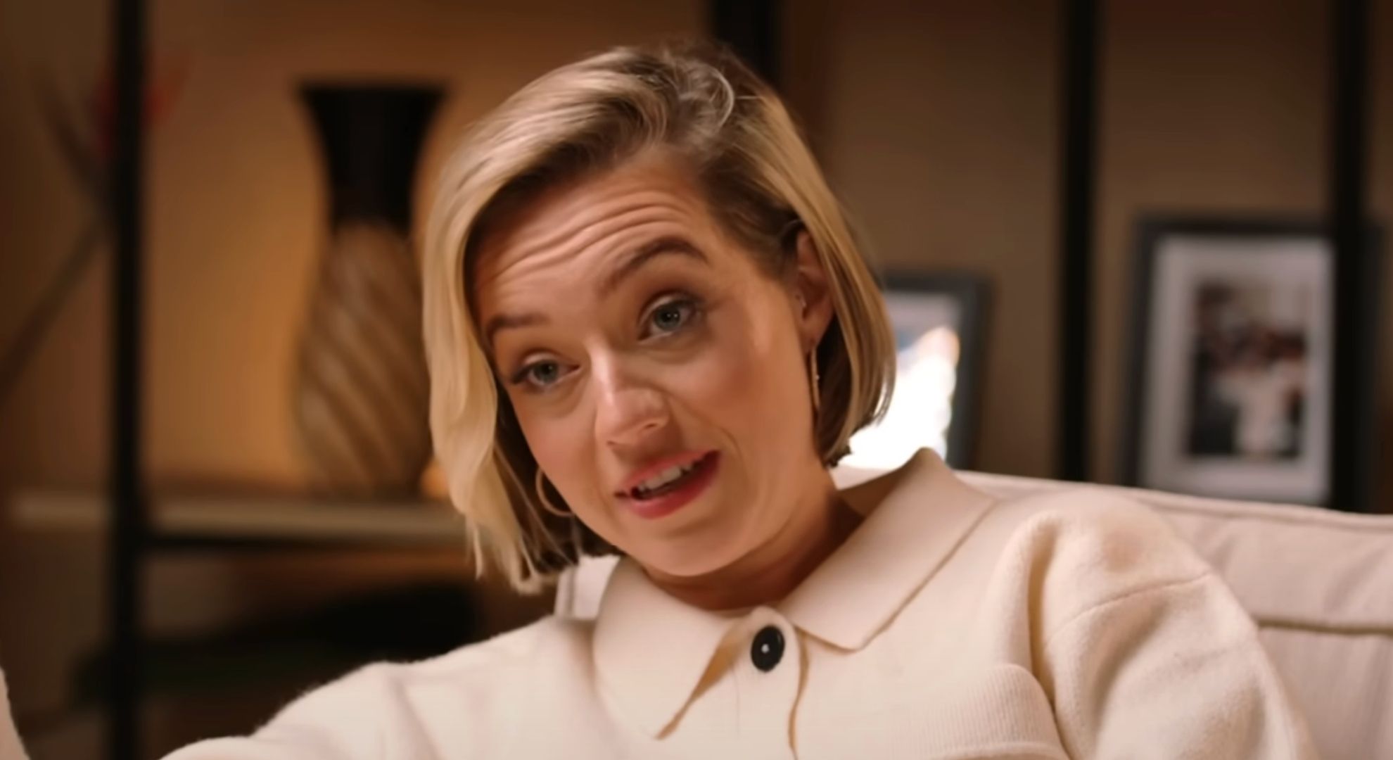 Kelsey Parker on a podcast 