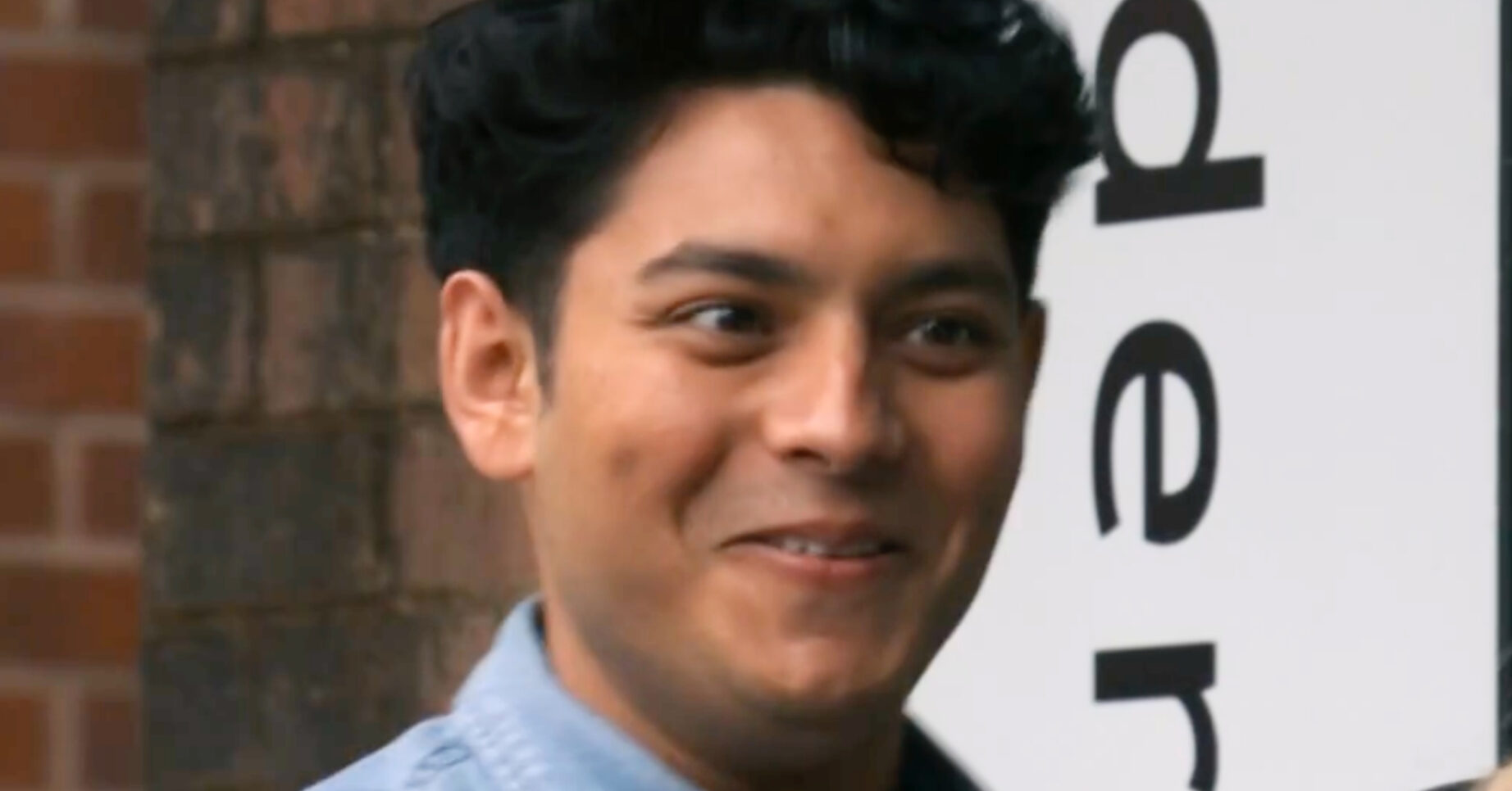 Coronation Street's Aadi smiling