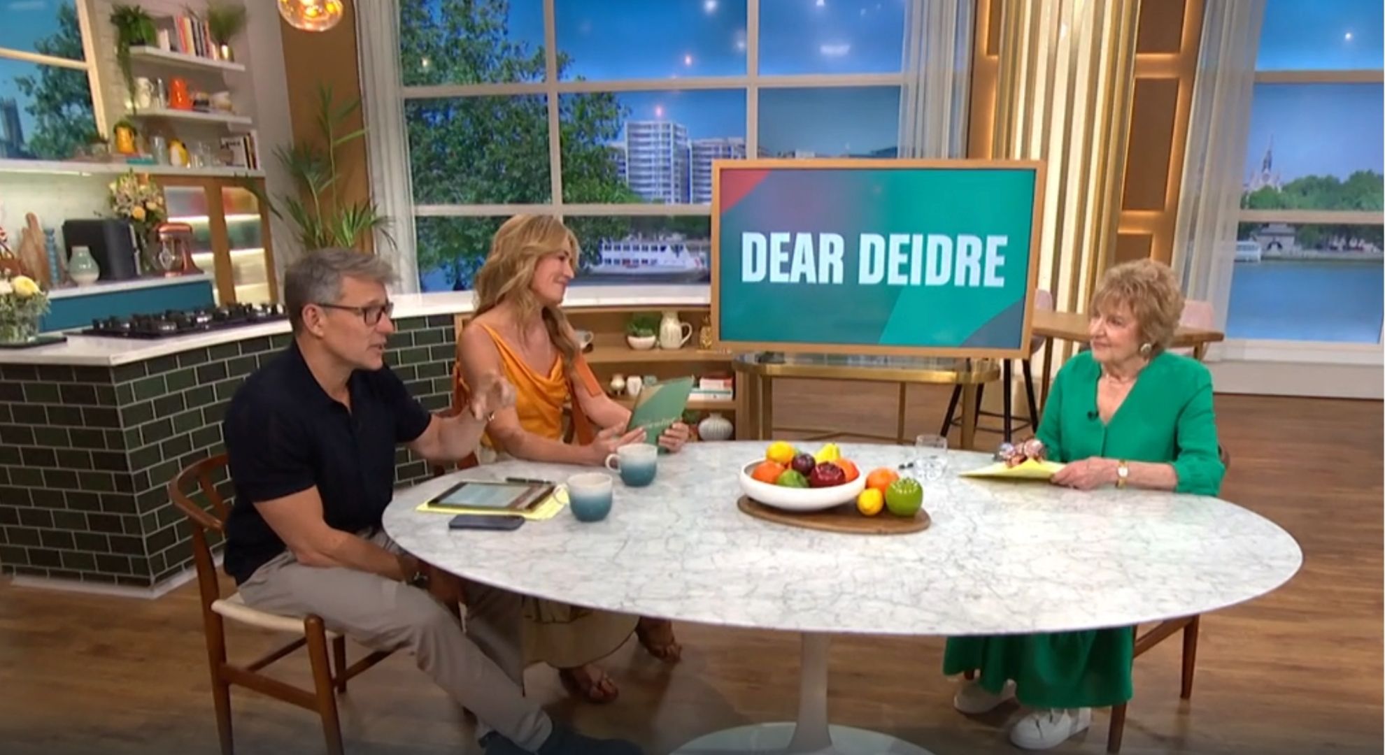 Ben Shephard, Cat Deeley, Deidre Sanders on This Morning 