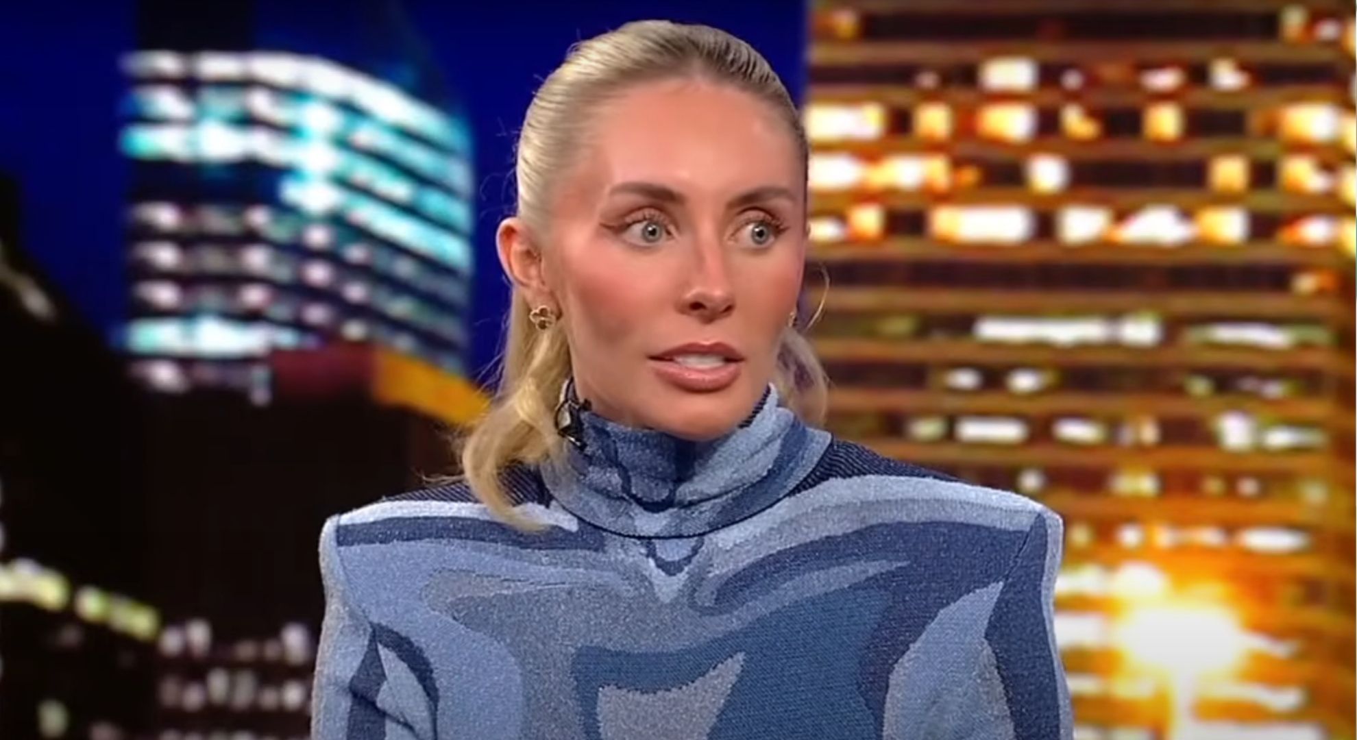 Bonnie Blue on a talk show