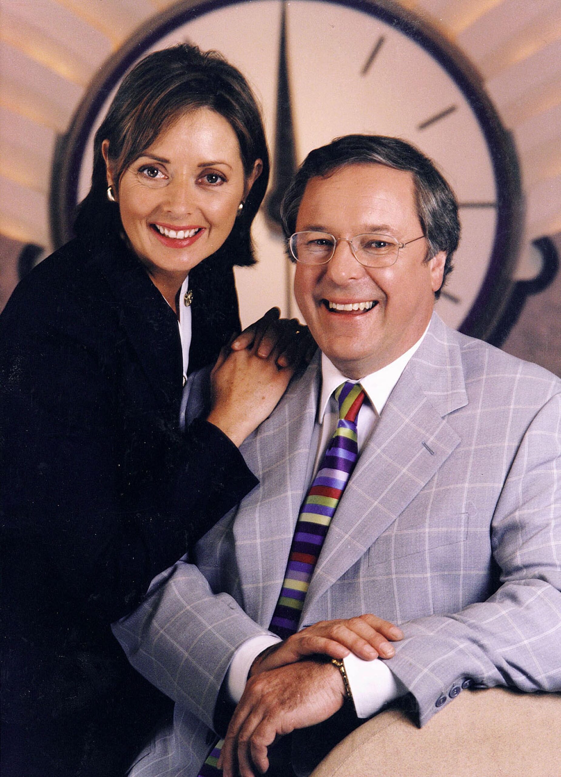 Carol Vorderman and Richard Whiteley