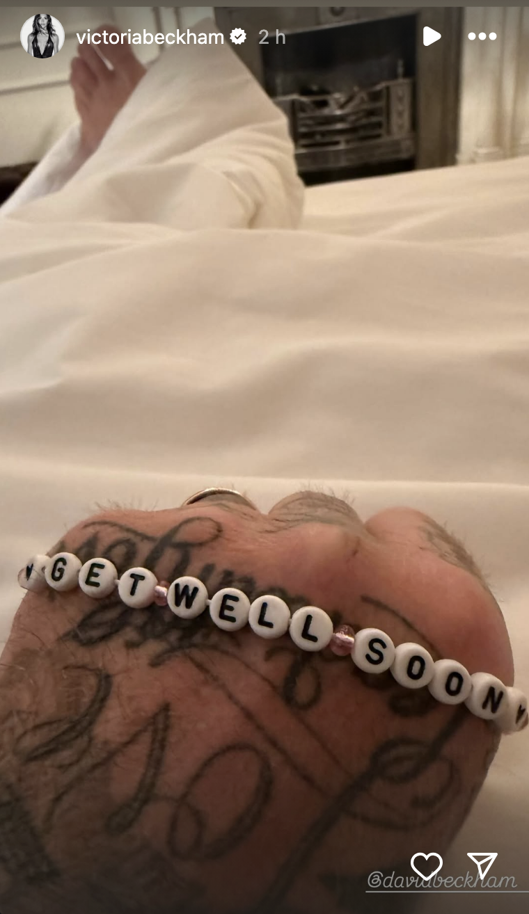 david beckham's hand