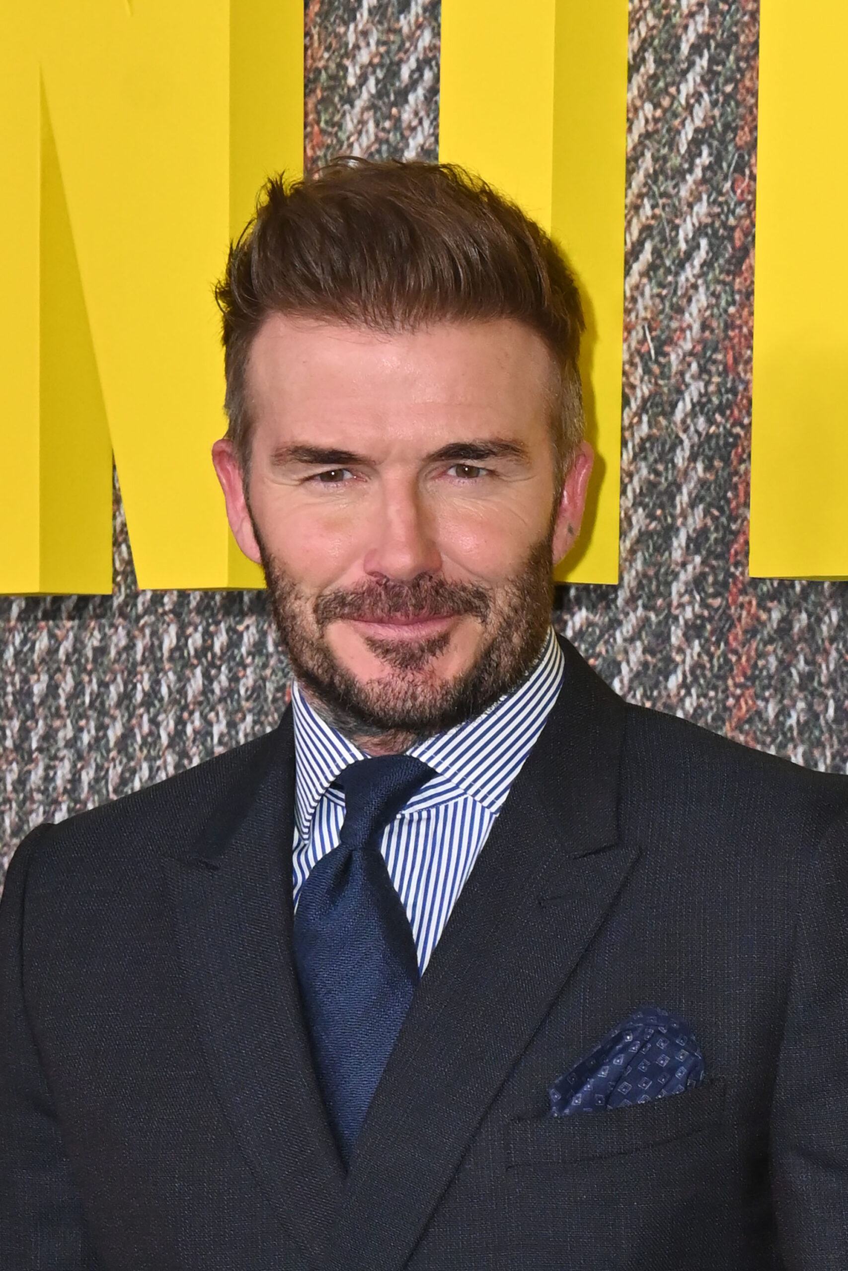 David Beckham in a suit 