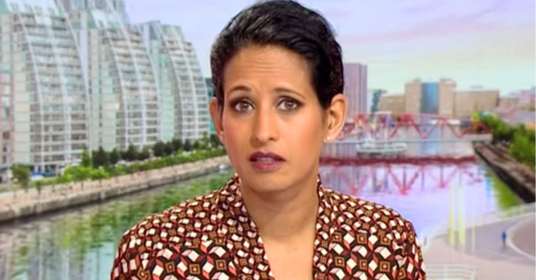 Naga Munchetty looks concerned