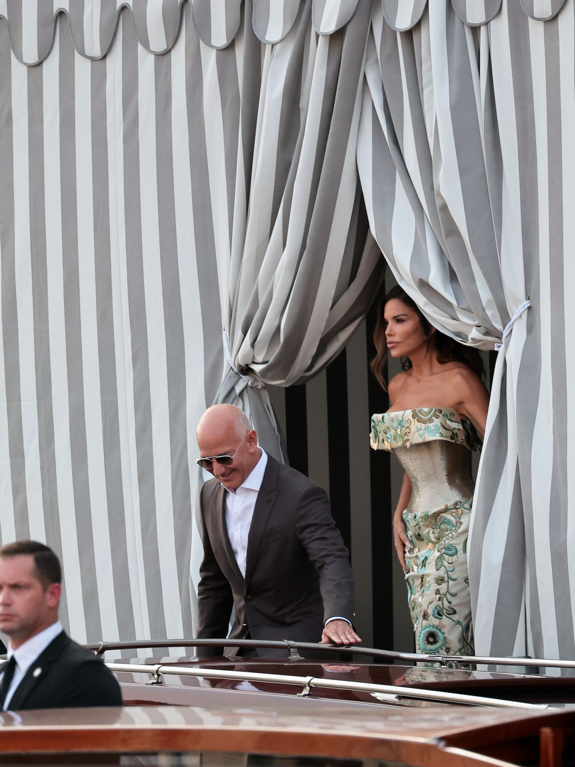 Jeff Bezos and Lauren Sanchez in Venice 