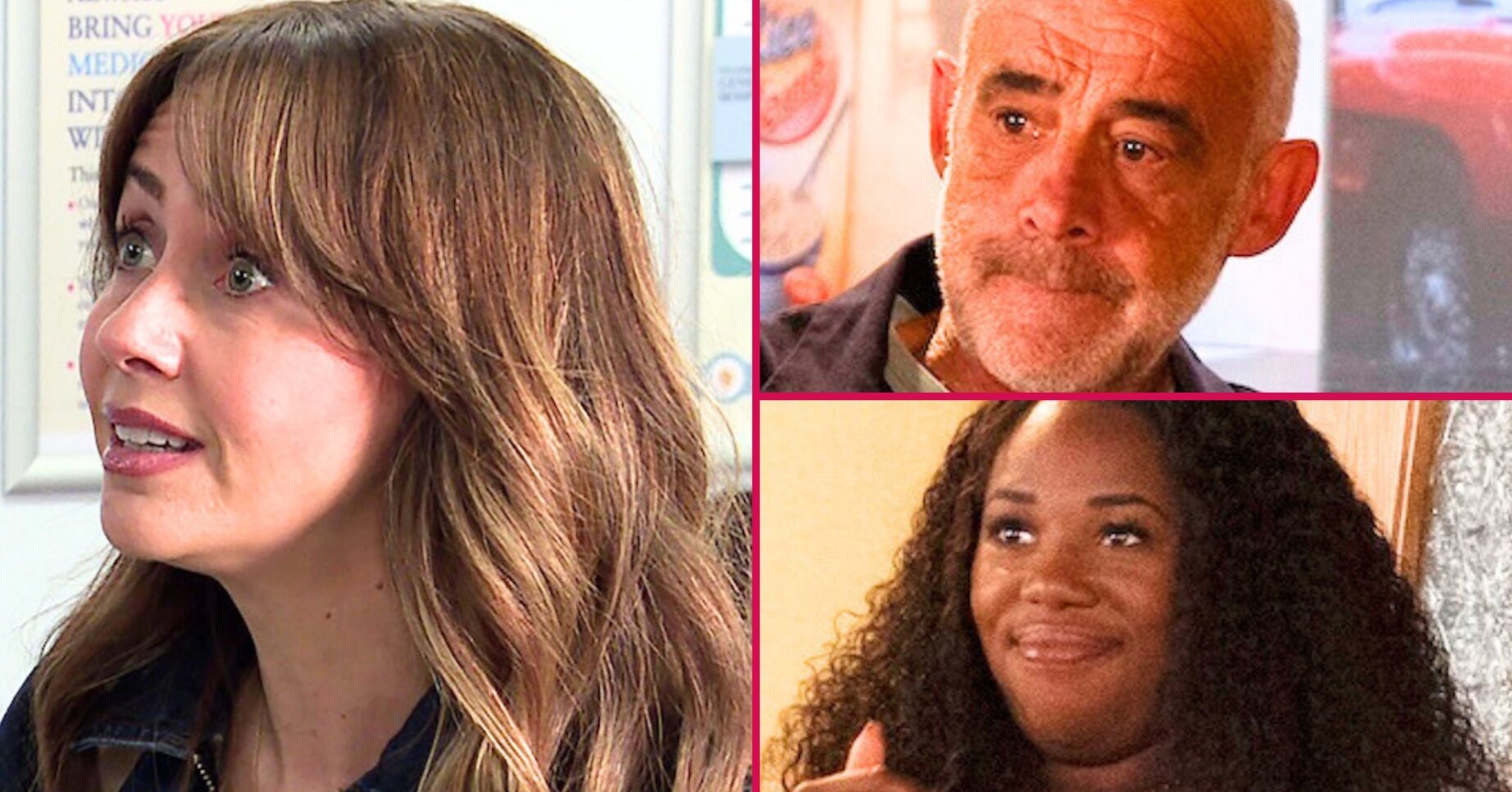 Coronation Street's Maria, Kevin, Dee-Dee