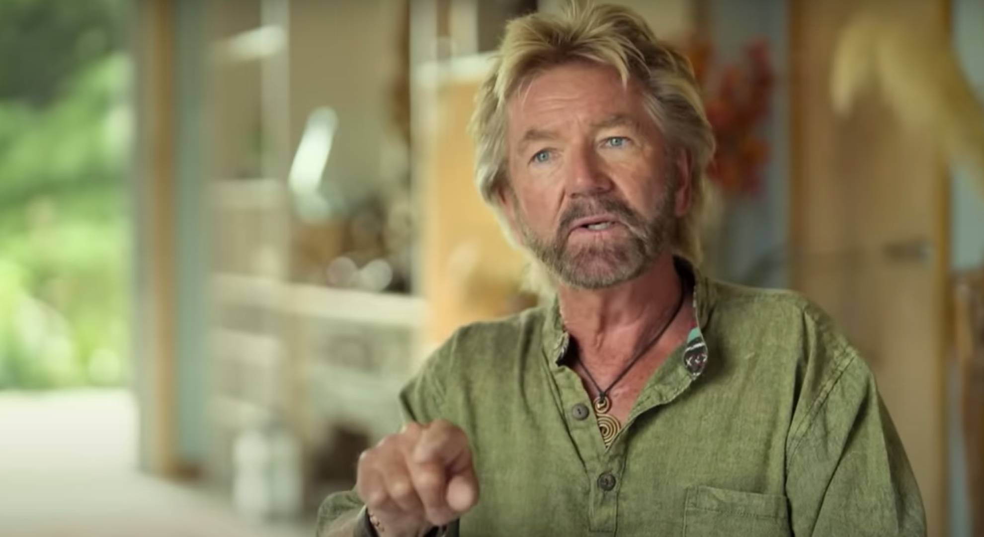Noel Edmonds pointing