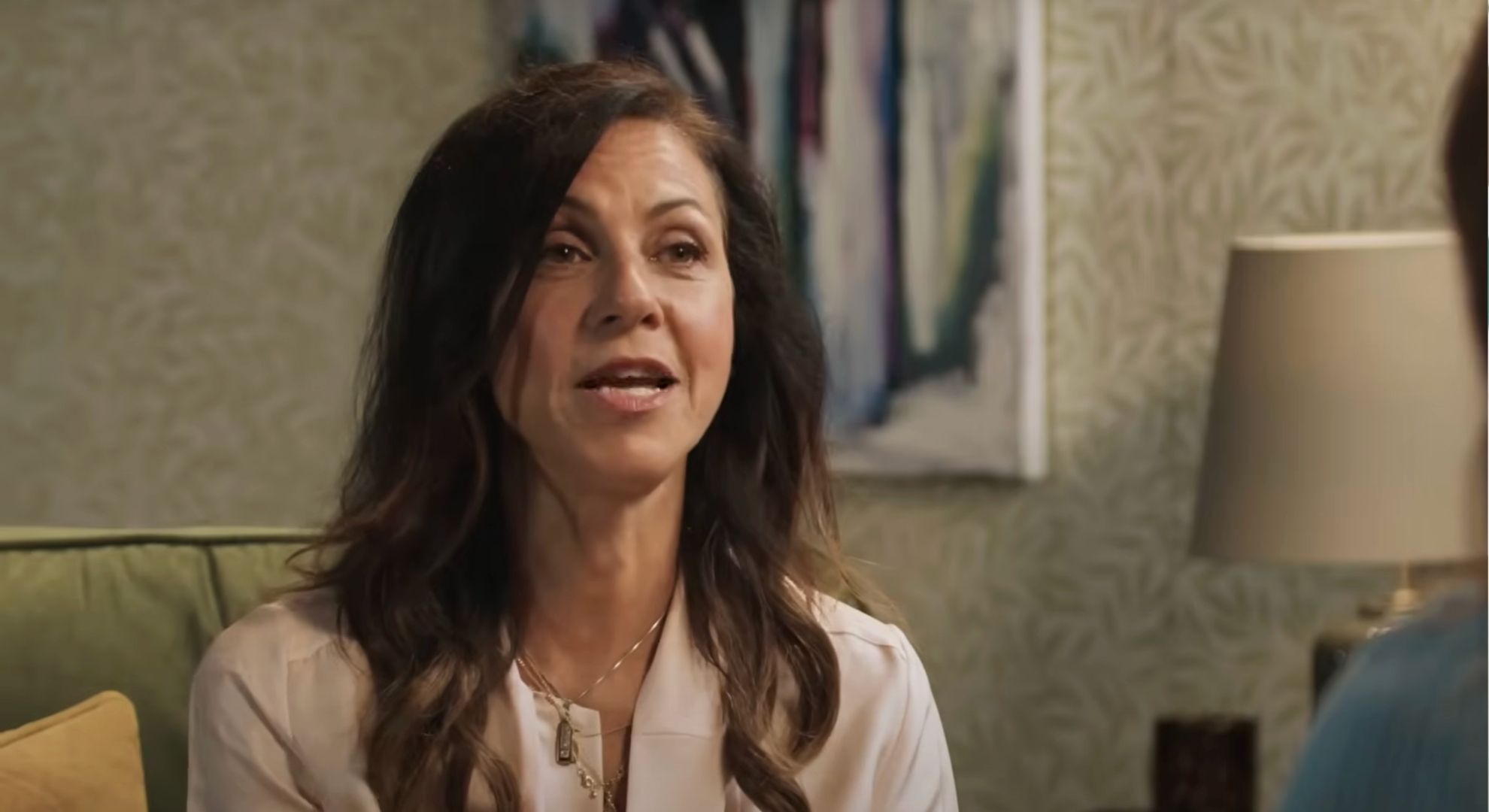 Julia Bradbury on a podcast 