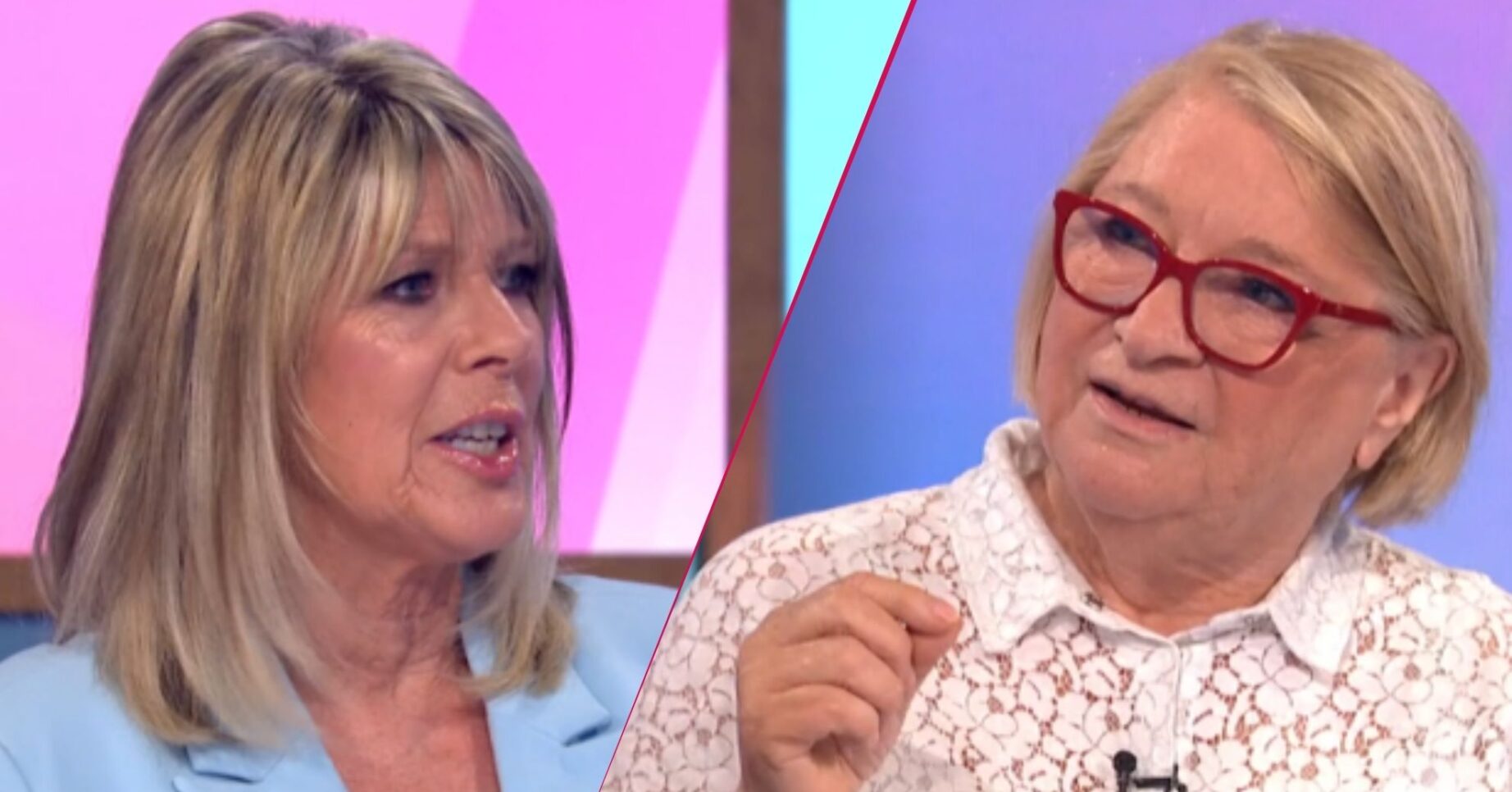 ED split pics: Ruth Langsford / Rosemary Shrager on Loose Women