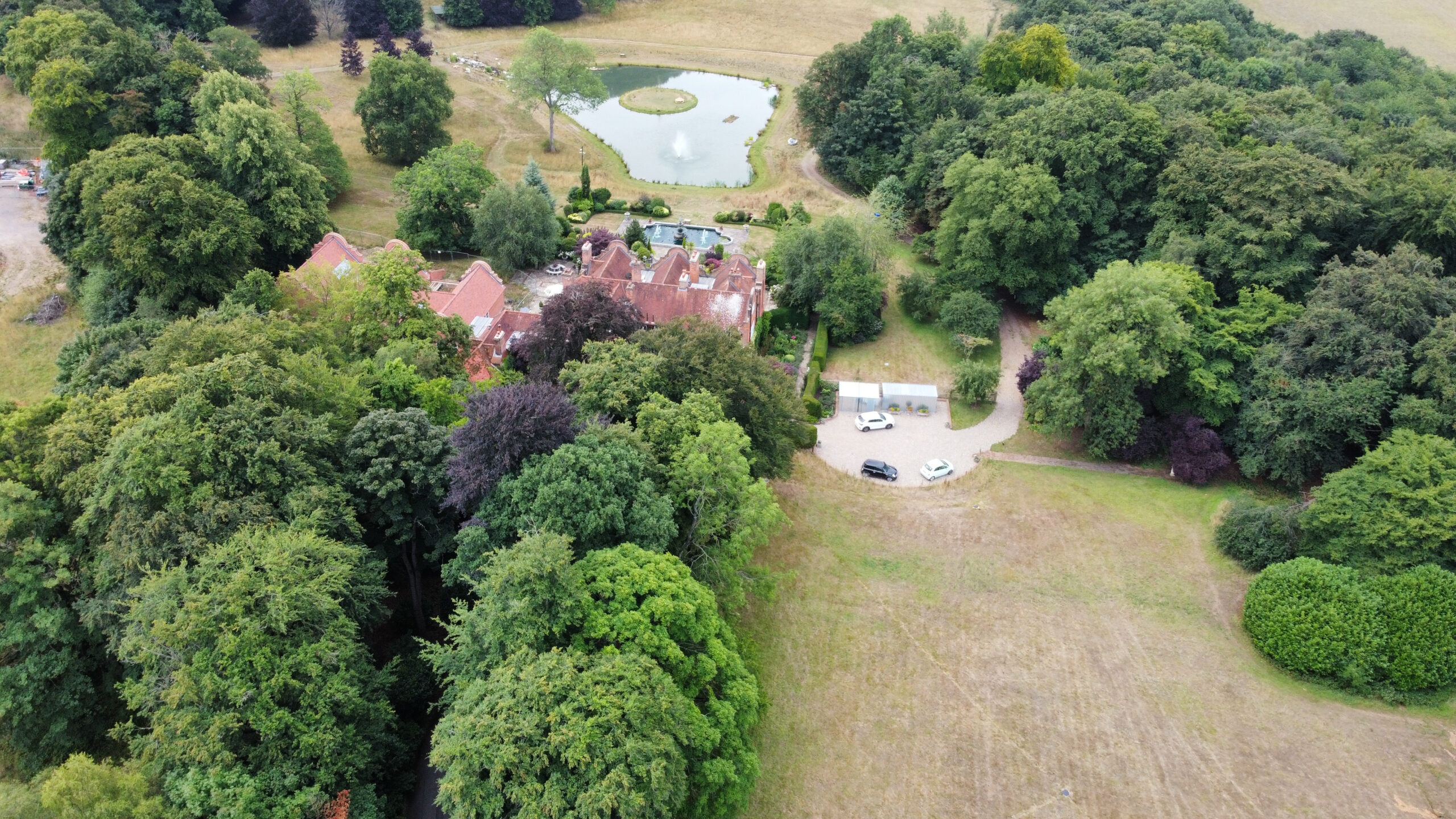 The Osbournes' home in Buckinghamshire 