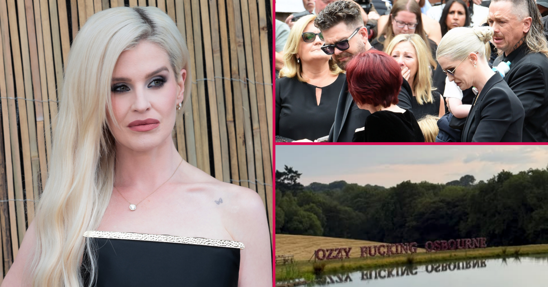 Kelly Osbourne, Ozzy's funeral, floral tribute