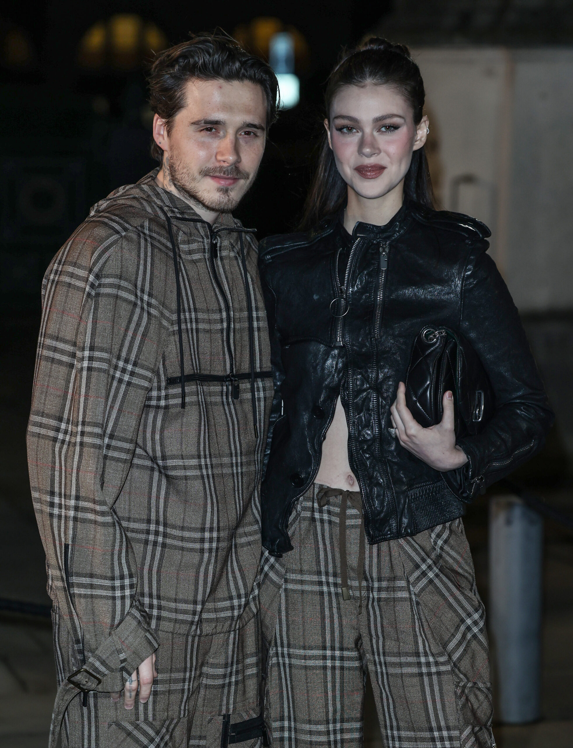 Brooklyn and Nicola smiling