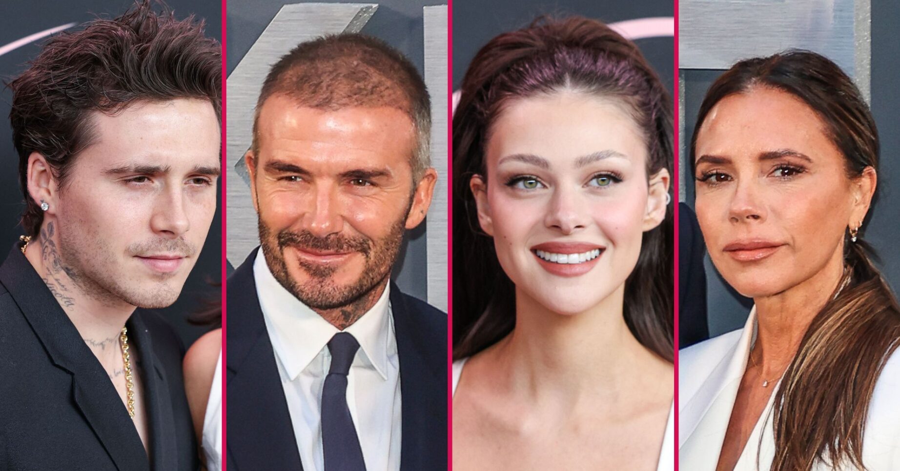 David, Victoria, Brooklyn and Nicola