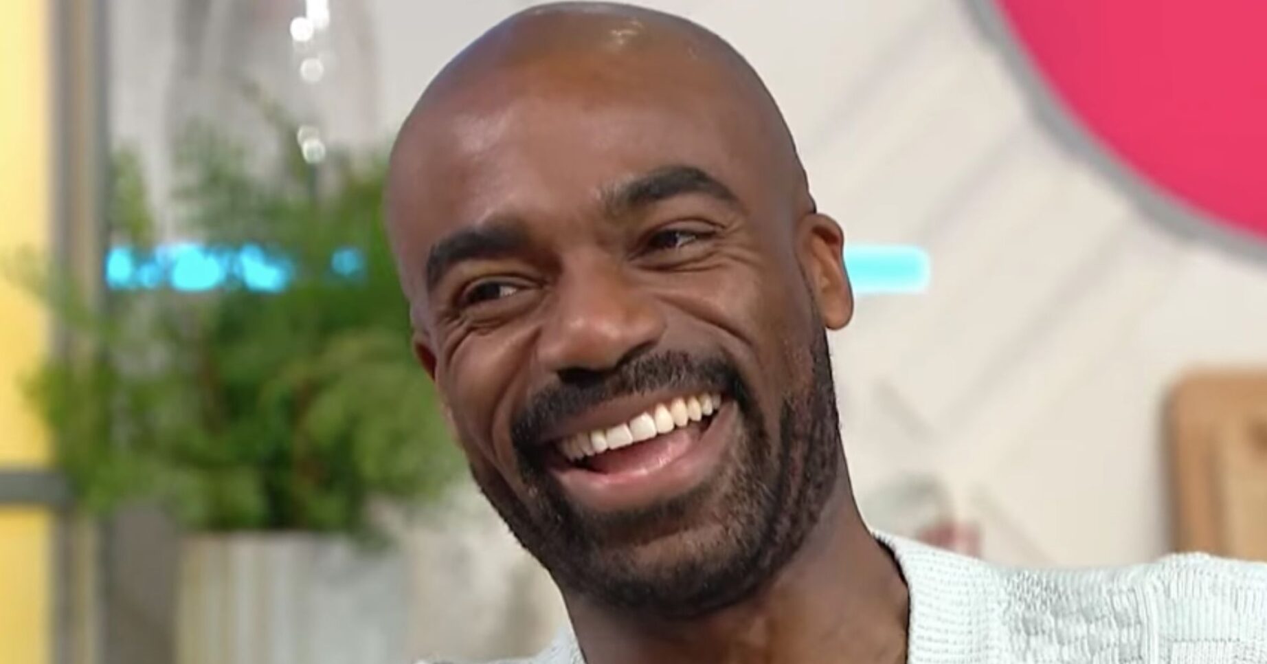 Strictly winner Ore Oduba smiling