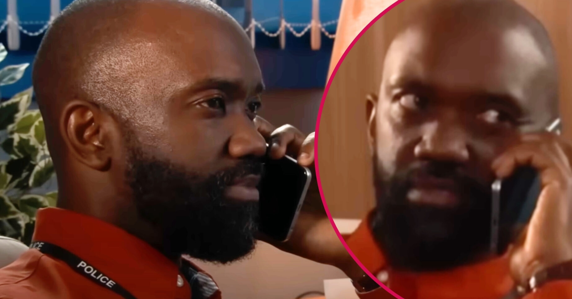 Coronation Street's DI Costello on phone