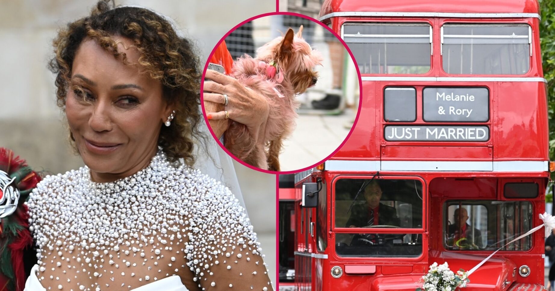 Mel B at her wedding