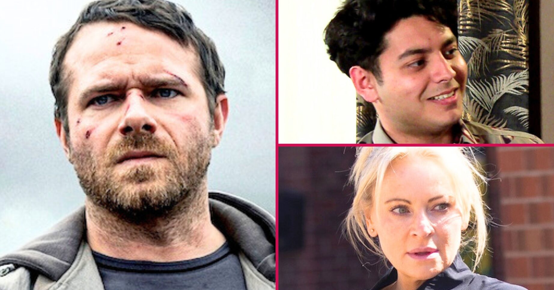 Coronation Street's Mick, Aadi, Lisa