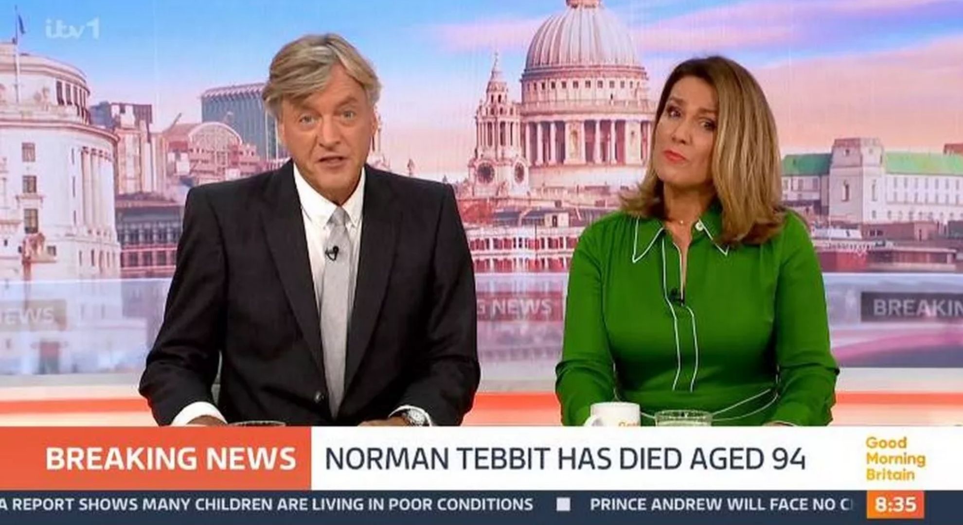 Susanna Reid and Richard Madeley hosting GMB