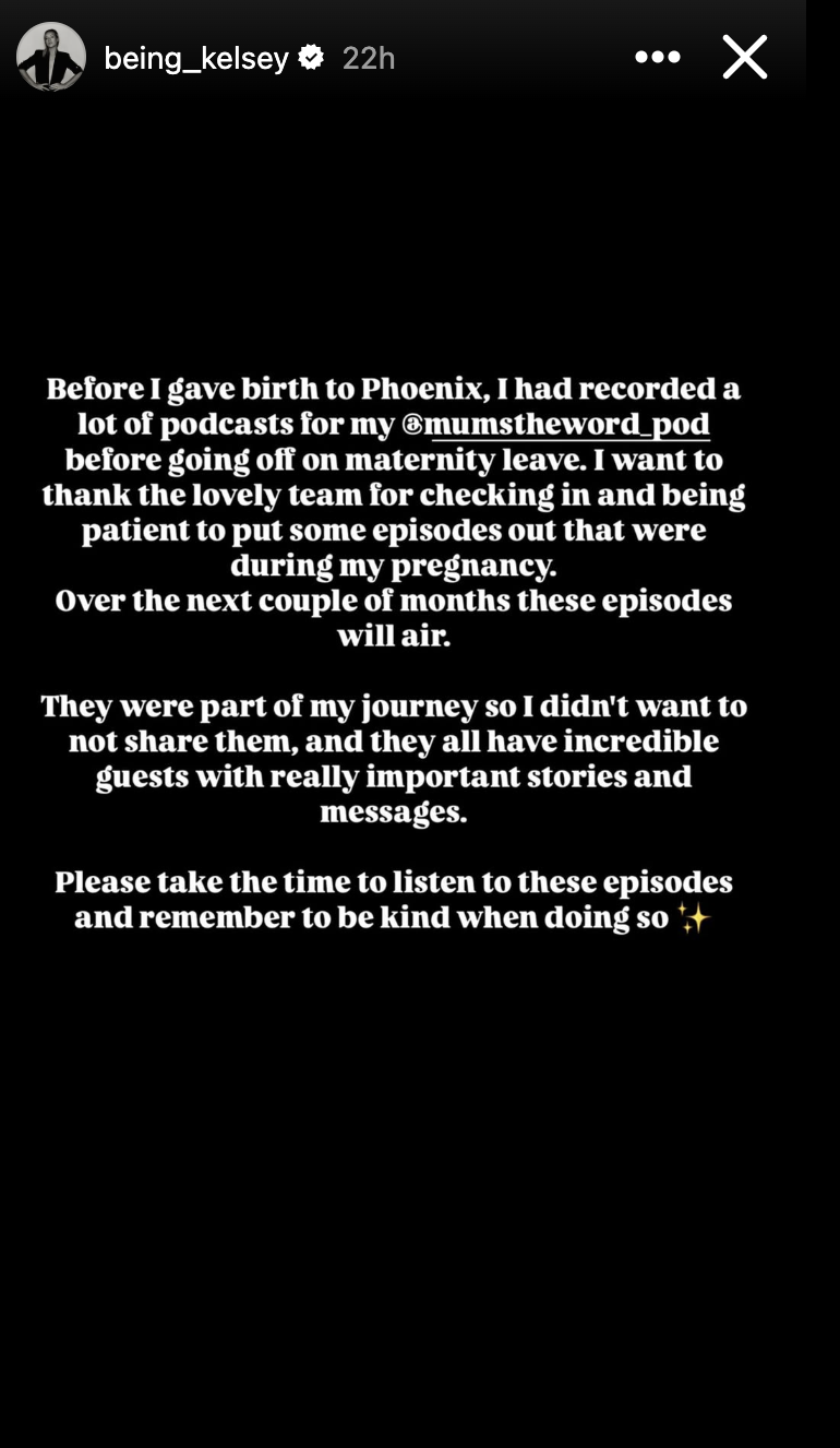 Kelsey Parker Instagram story