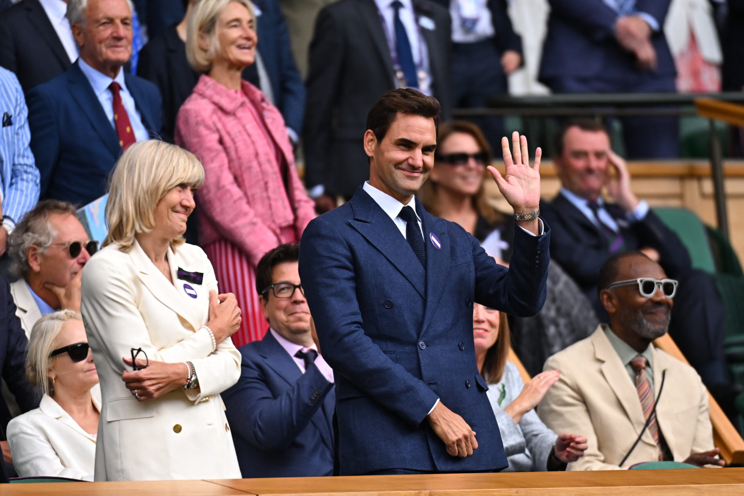 Stars in the Royal Box at Wimbledon