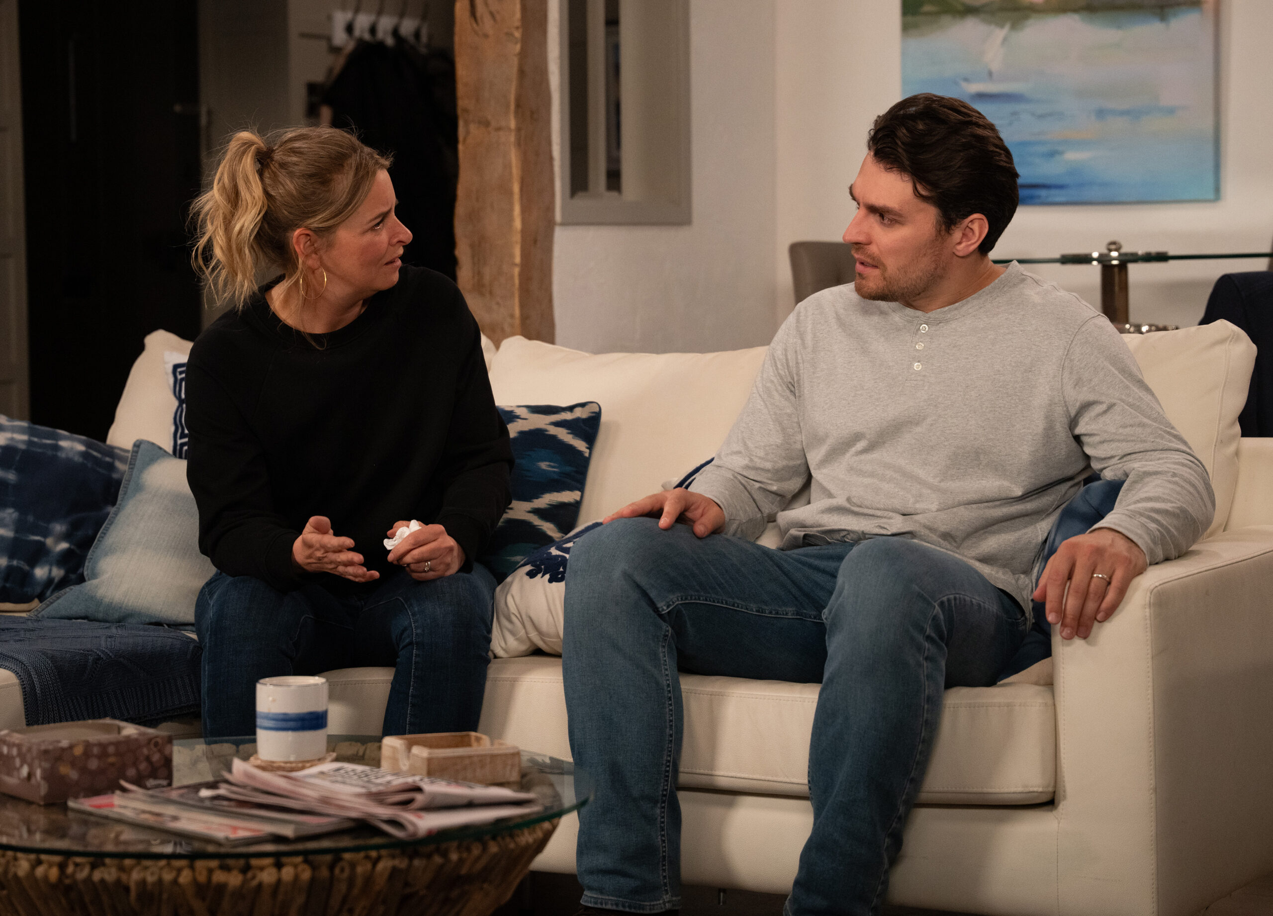 Charity and Mack talking