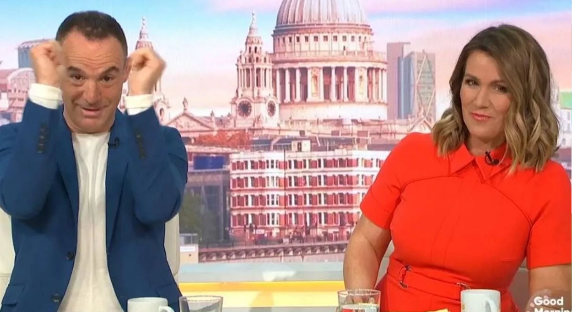 Martin Lewis and Susanna Reid on GMB