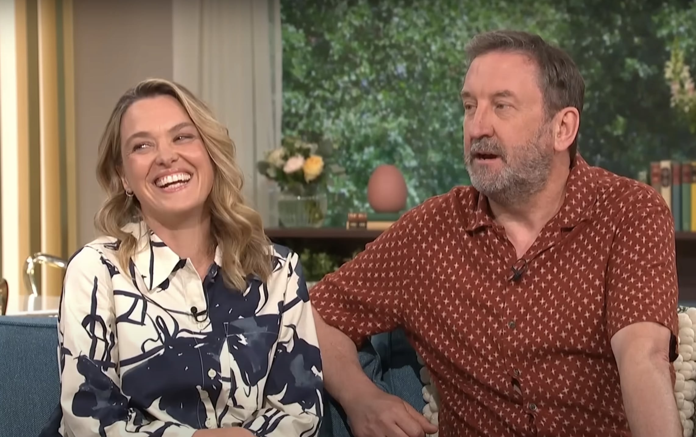 Sally Bretton and Lee Mack on This Morning