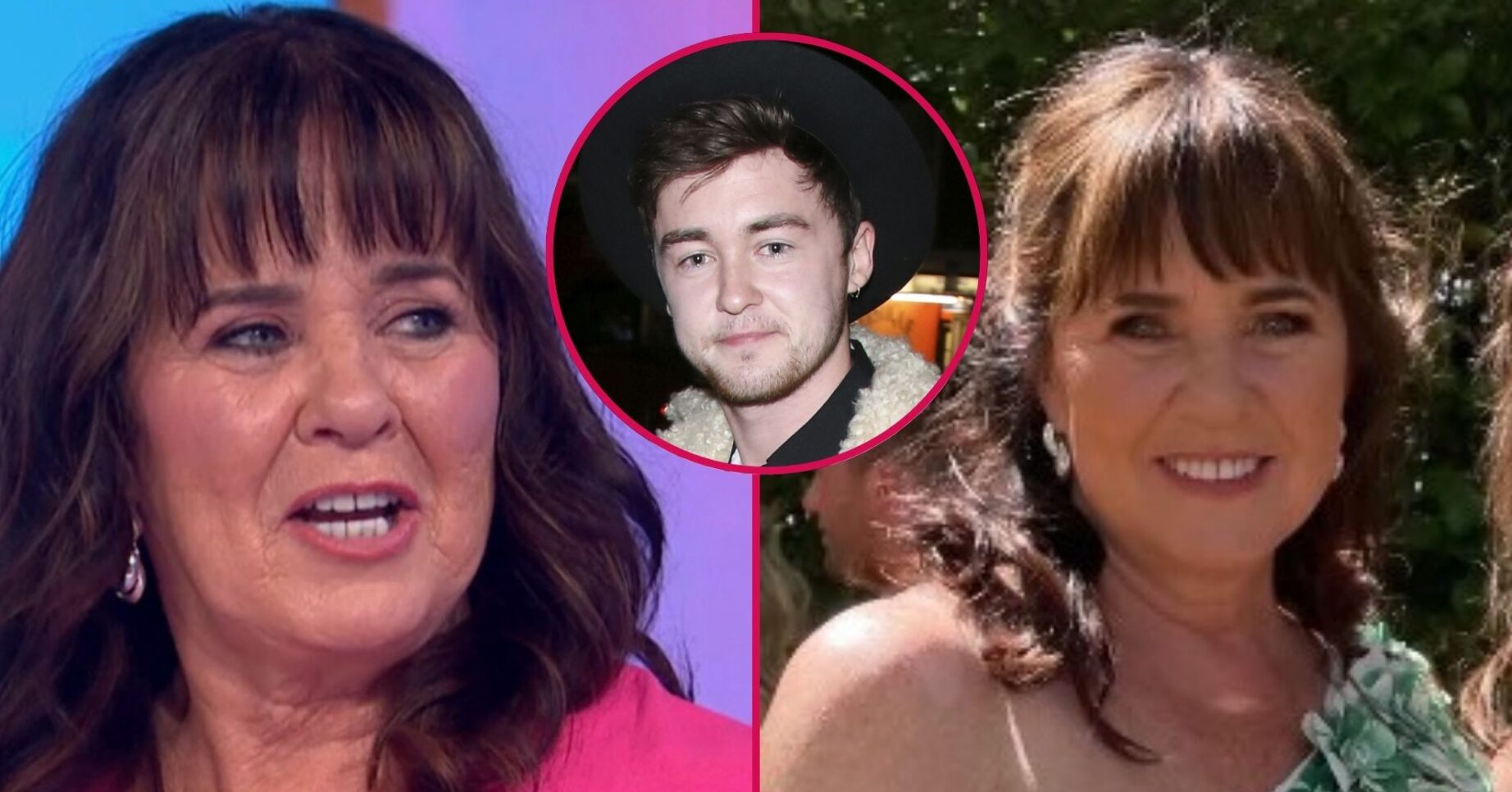 Coleen Nolan and her son at his wedding