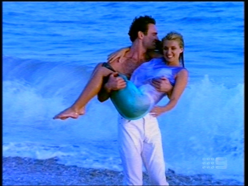 Dannii Minogue and Julian McMahon in her music video