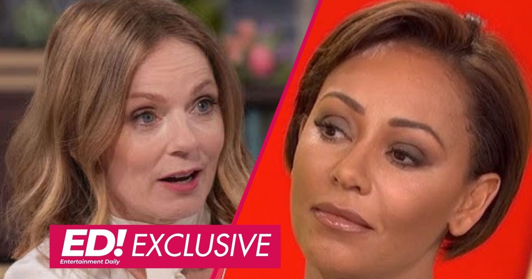 Geri Halliwell and Mel B