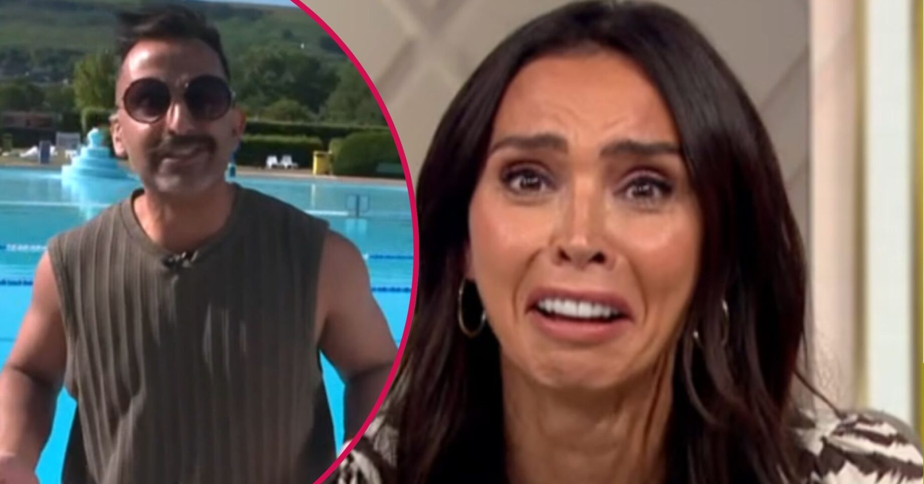 Christine Lampard reacting to Dr Amir Khan on Lorraine