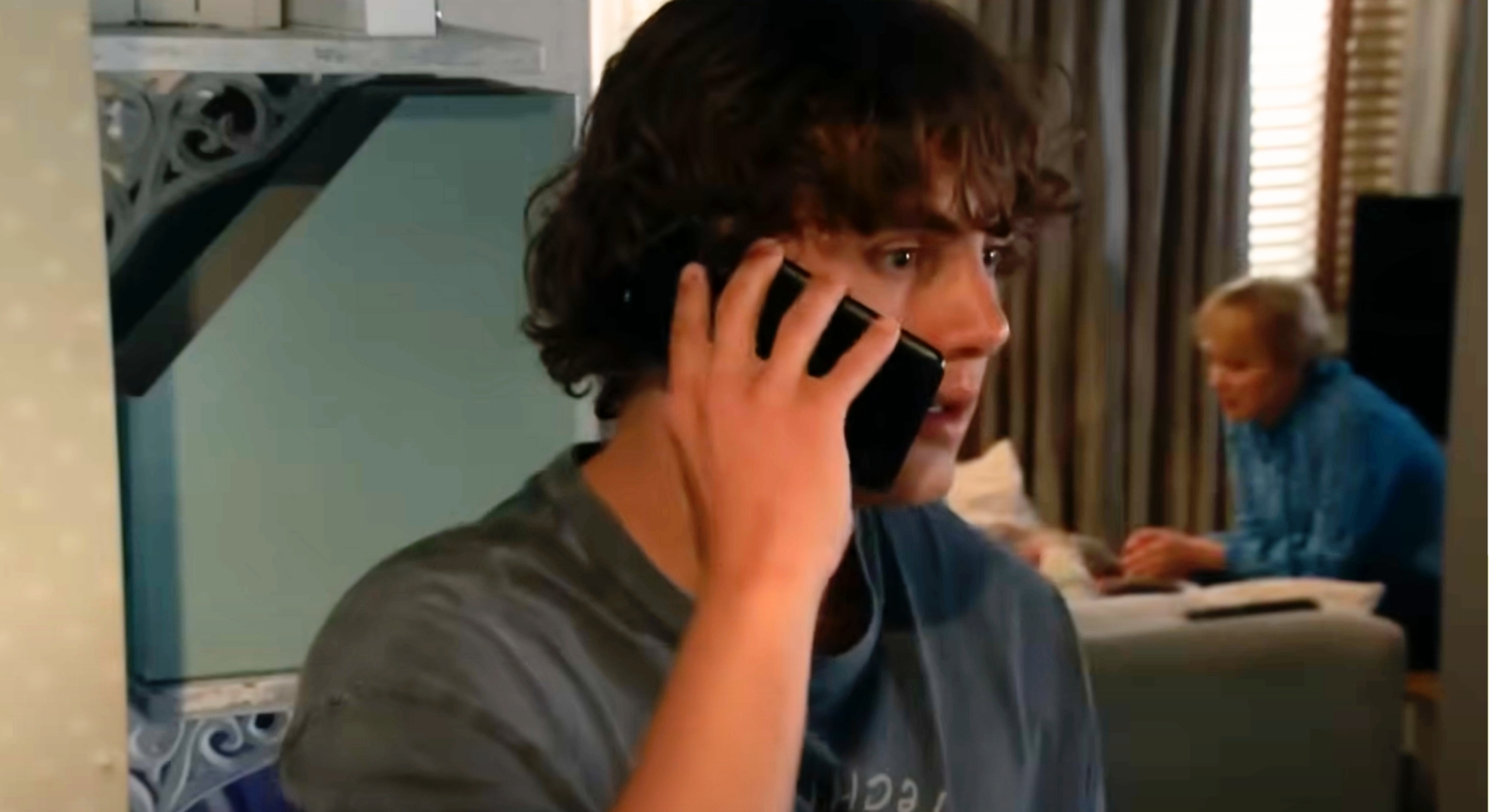 Coronation Street's Brody on phone