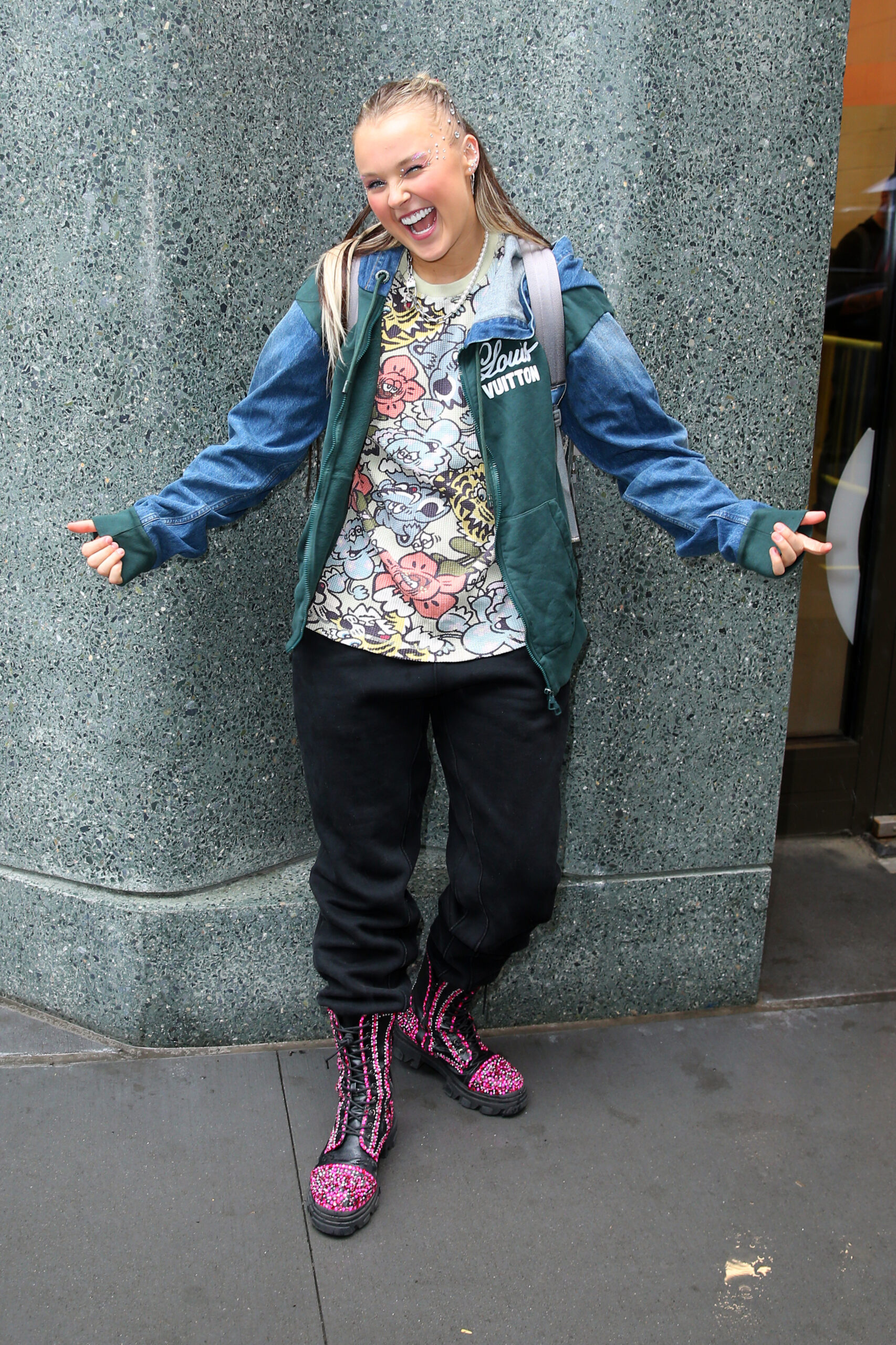 JoJo Siwa posing for camera