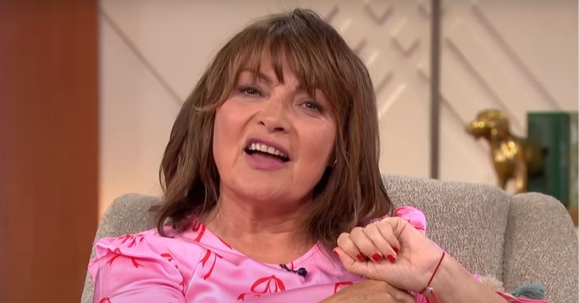 Lorraine Kelly on her show