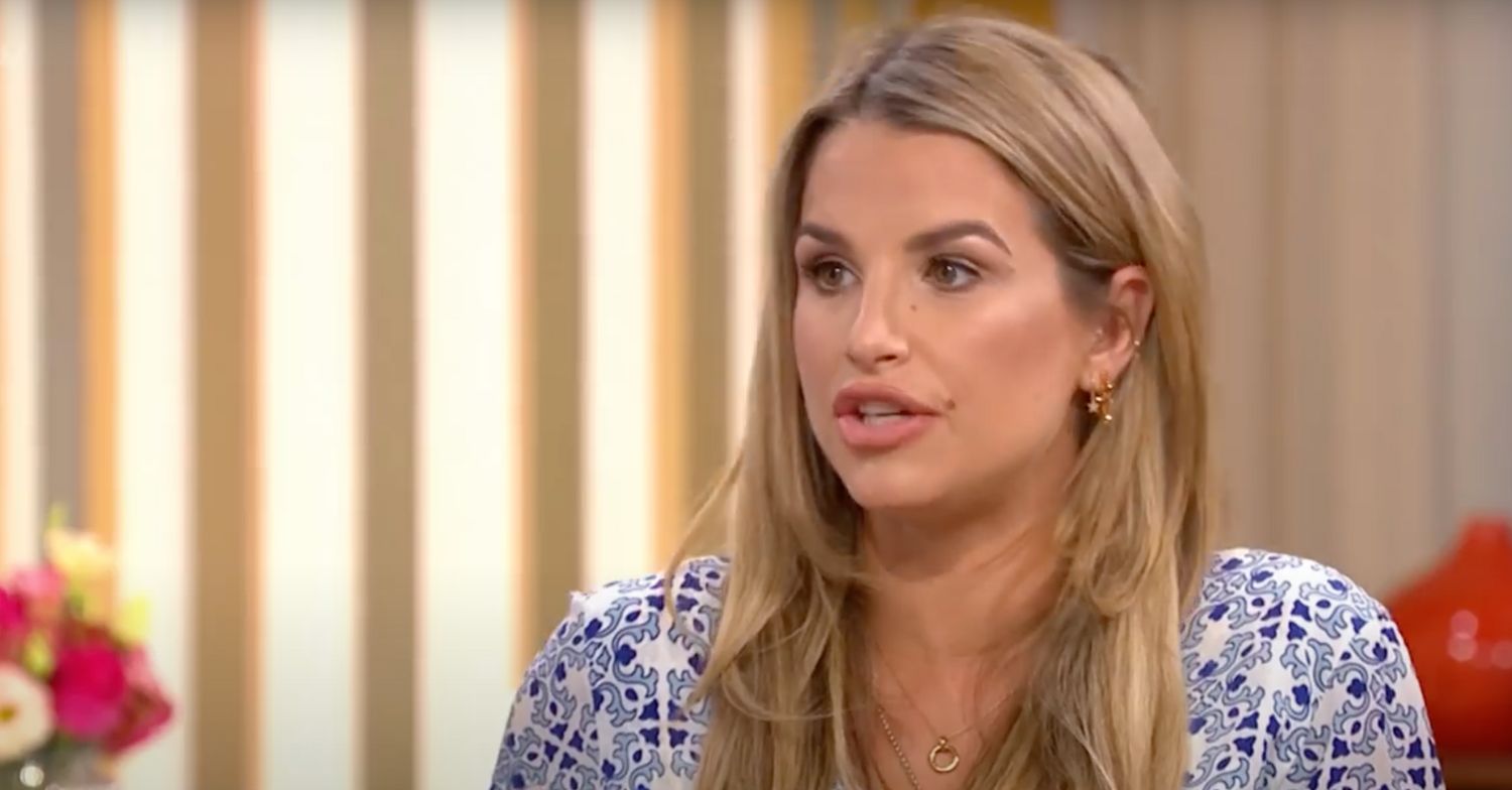 Vogue Williams having a discussion on This Morning
