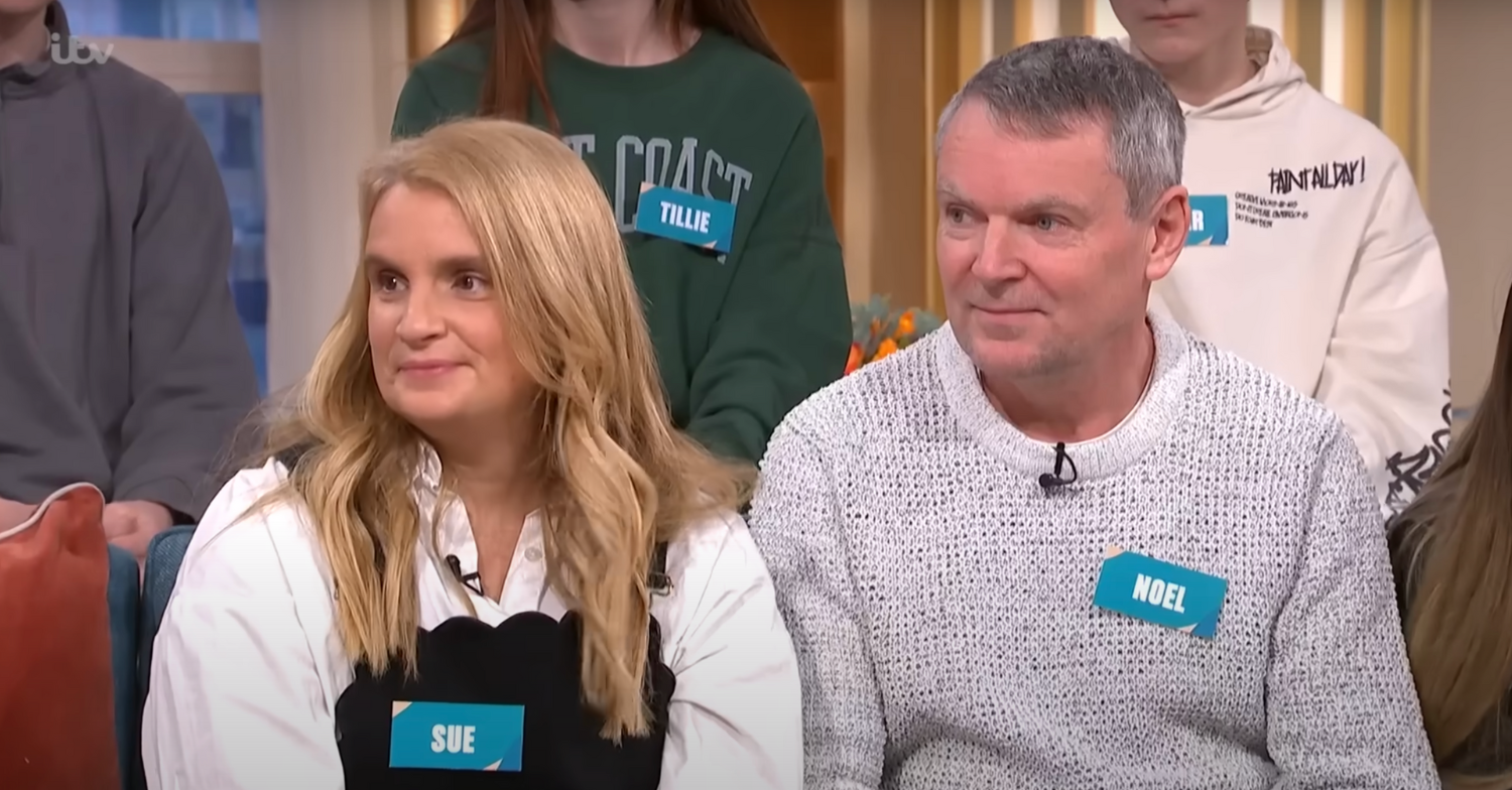 Sue and Noel Radford chatting on This Morning